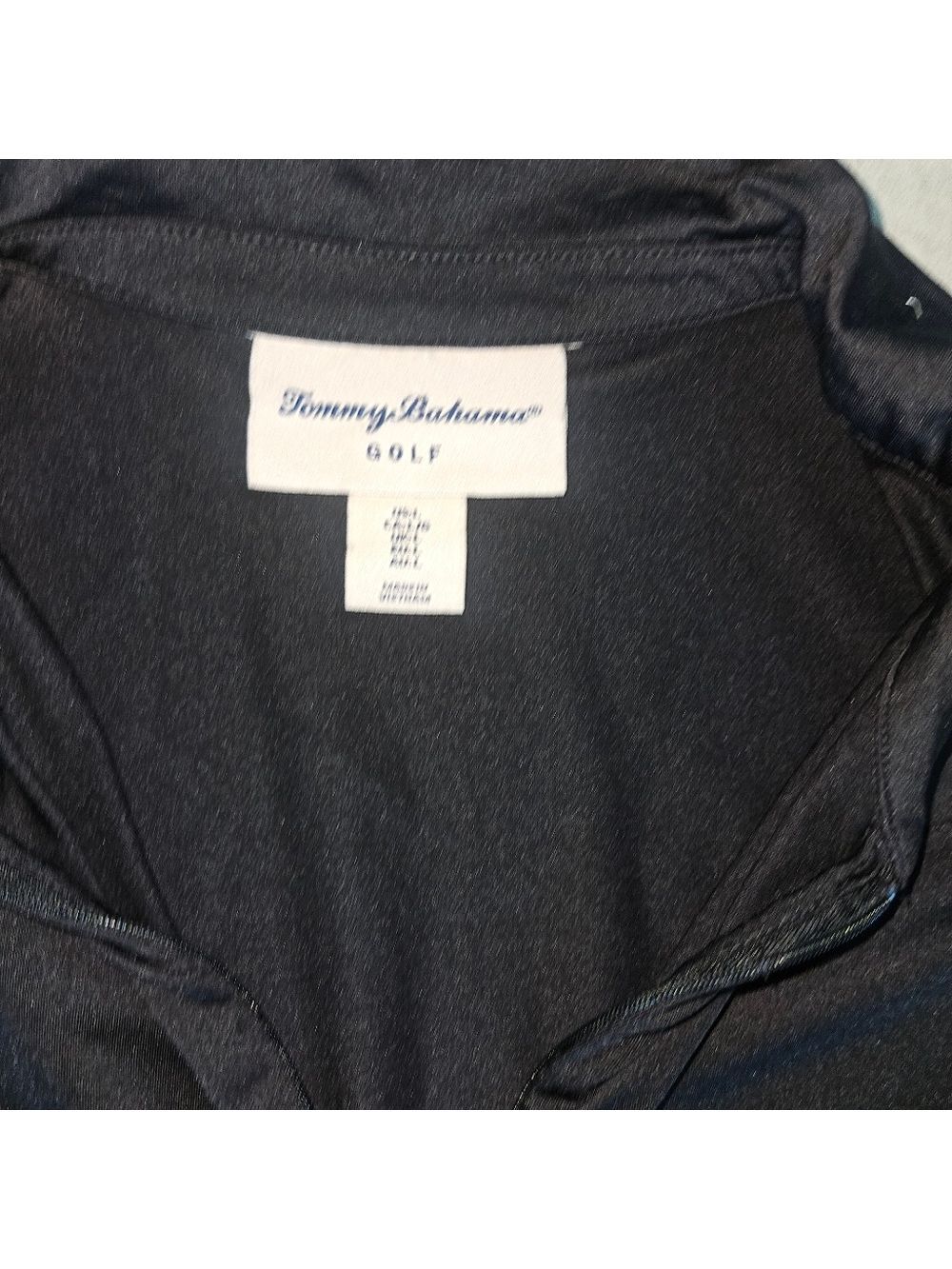 Tommy Bahama Golf Sleeveless 1/4 Zip Top – Black (Women’s Large) - Picture 3 of 8